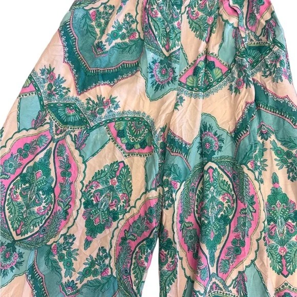 Floral Wide Leg Pants - Picture 2 of 2